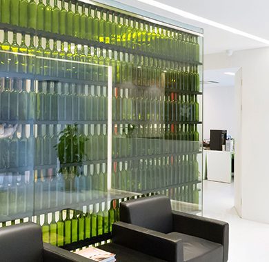 Interiors Glass Partitions and Wine Cellar enclosures in Mauritius